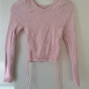 For Love And Lemons Soft Pink Long Sleeve Top